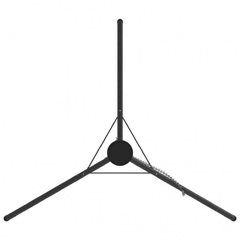 Tripod na ognisko Czarny 92 x 92 x 171,5 cm Stal