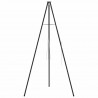Tripod na ognisko Czarny 92 x 92 x 191,5 cm Stal