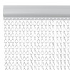 Moskitiera łańcuchowa do drzwi, 56x186 cm, aluminium