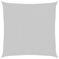 Żagiel przeciwsłoneczny, jasnoszary, 6x6 m, 100% poliester