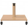 Podstawa do parasola Jasne drewno 45 x 45 x 31,5 cm
