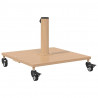 Podstawa do parasola Jasne drewno 45 x 45 x 31,5 cm