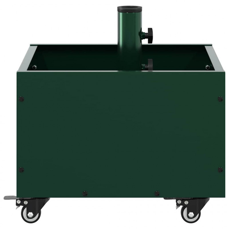 Podstawa do parasola Zielony 45 x 45 x 45 cm Stal