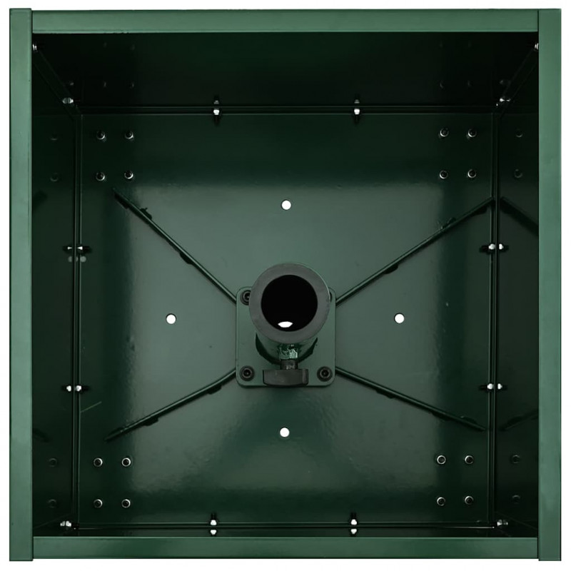 Podstawa do parasola Zielony 45 x 45 x 45 cm Stal