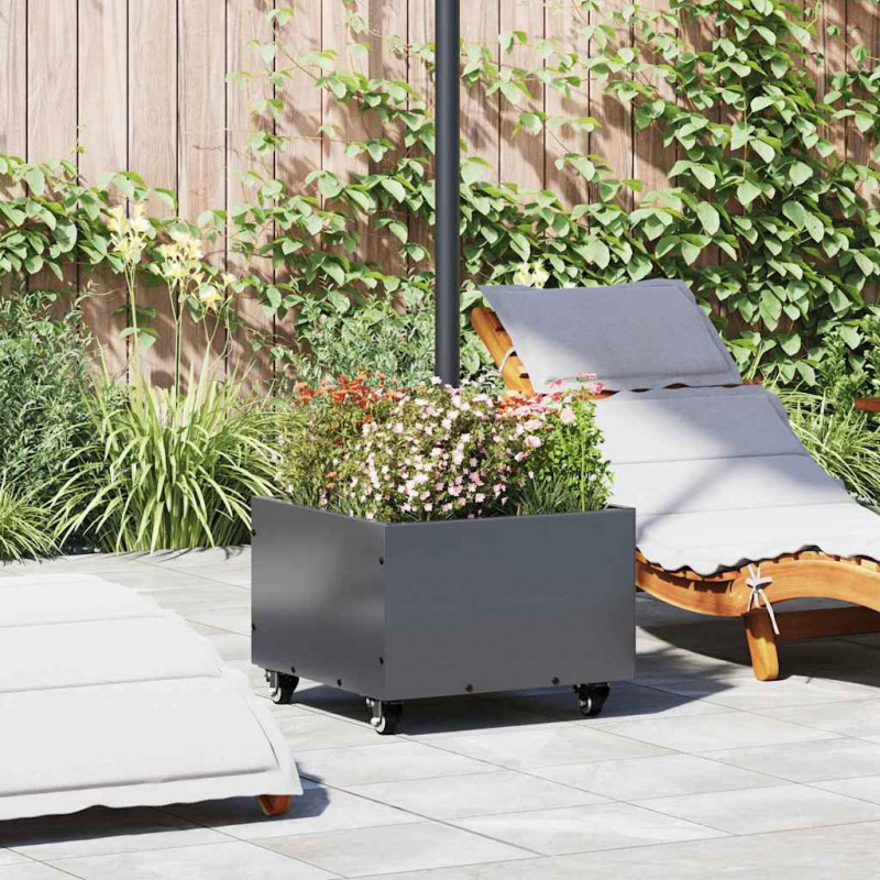 Podstawa do parasola Antracyt 45 x 45 x 45 cm Stal