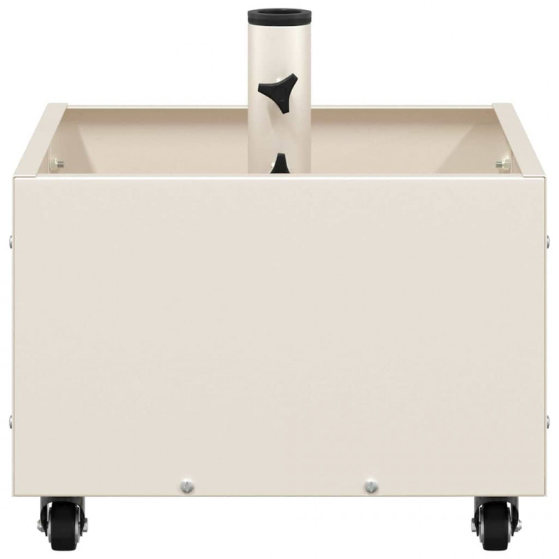 Podstawa do parasola Biały 45 x 45 x 45 cm Stal