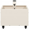 Podstawa do parasola Biały 45 x 45 x 45 cm Stal