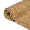 Dywan strefowy Beżowy 60 x 110 cm Juta