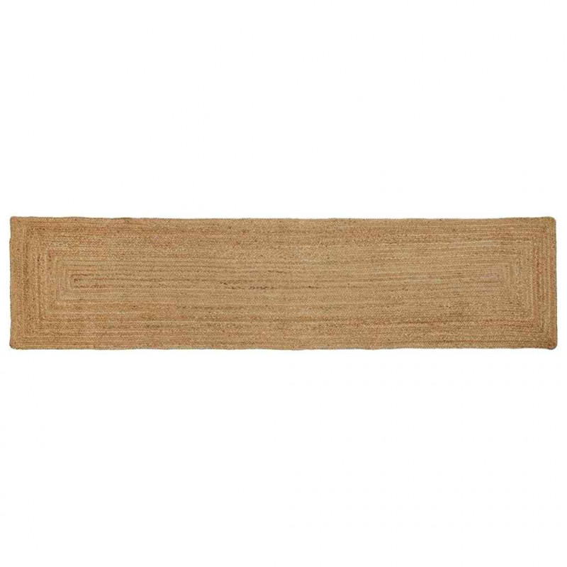 Dywan strefowy Beżowy 60 x 250 cm Juta