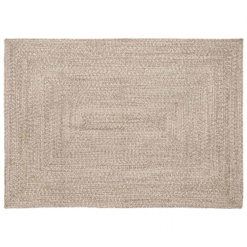 Dywany pokojowe Prostokątny Naturalne i białe 140 x 200 cm Juta