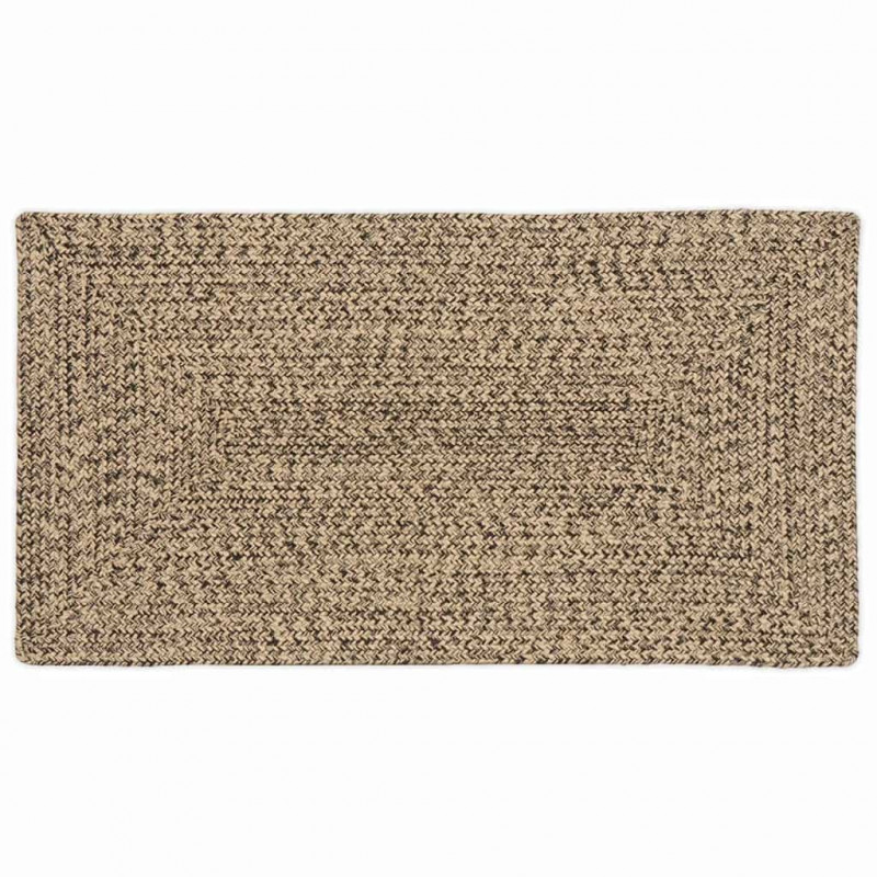 Dywany pokojowe Prostokątny Naturalny i czarny 60 x 110 cm Juta