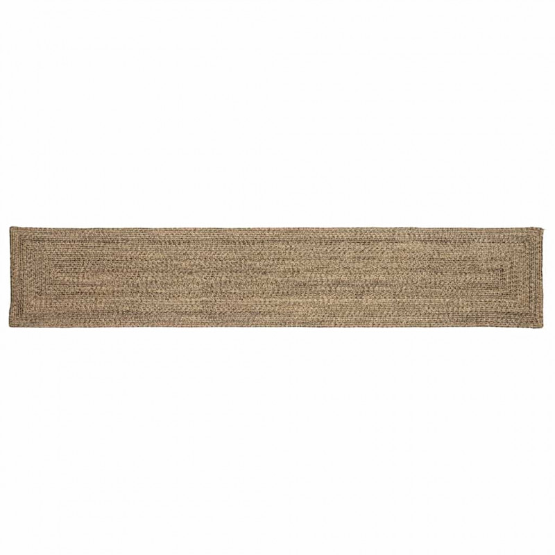 Dywany pokojowe Prostokątny Naturalny i czarny 60 x 400 cm Juta