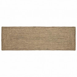 Dywany pokojowe Prostokątny Naturalny i czarny 80 x 250 cm Juta