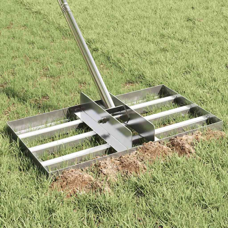 Grabie ogrodowe Srebrny 45 x 25 x 200 cm Stal nierdzewna