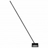 Grabie ogrodowe Czarny 45 x 25 x 200 cm Stal malowana proszkowo