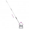 Grabie ogrodowe Srebrny 75 x 25 x 200 cm Stal nierdzewna