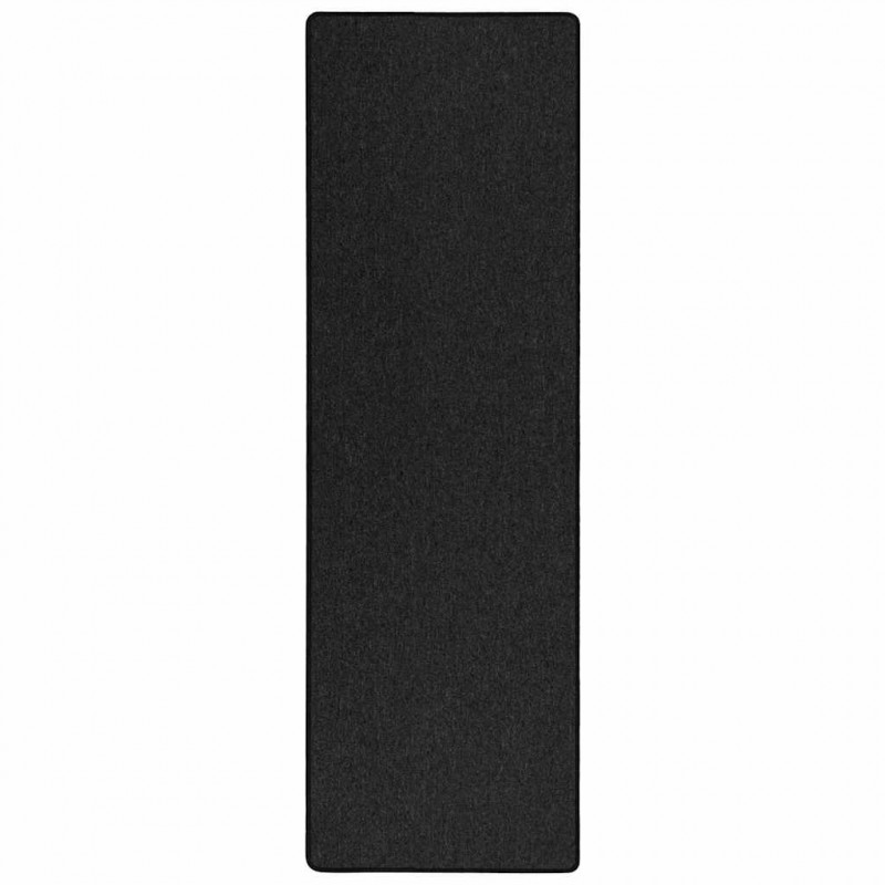 Bieżnik dywanowy Antracyt 80 x 500 cm 100% polipropylen