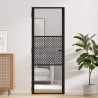 Drzwi szklane Fretwork Czarny 76 x 3.5 x 201.5 cm Aluminium