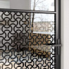 Drzwi szklane Fretwork Czarny 76 x 3.5 x 201.5 cm Aluminium