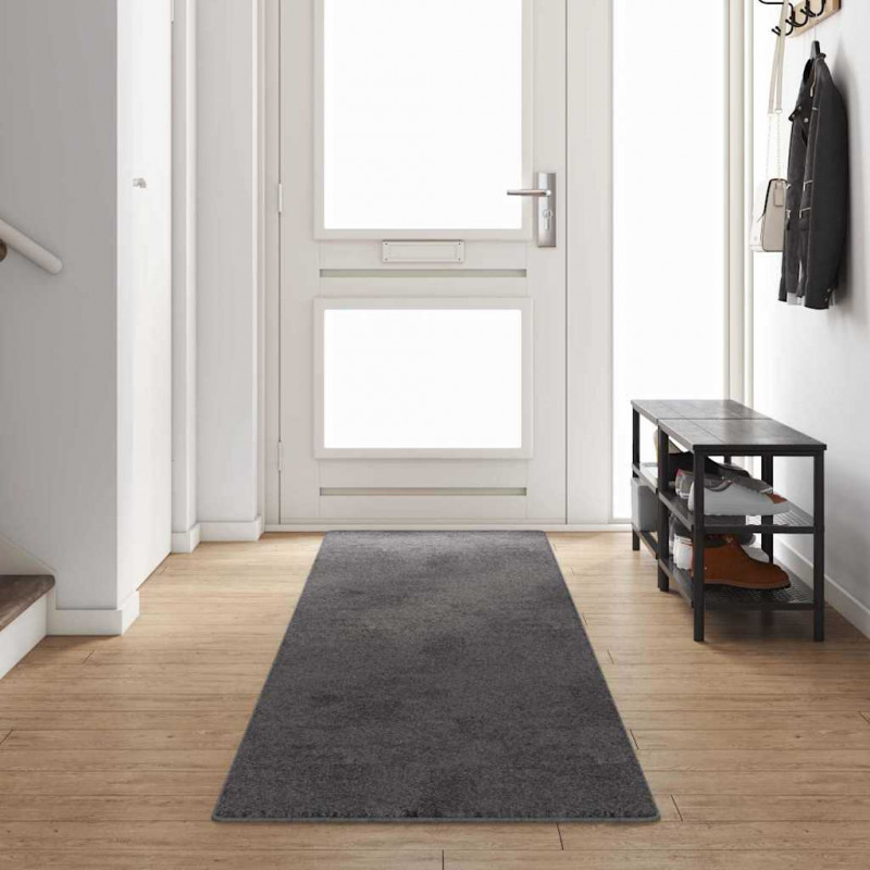 Bieżnik dywanowy Szary 80 x 400 cm 100% Poliester Tuft