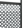Drzwi szklane Fretwork Czarny 90 x 2 x 205 cm Aluminium