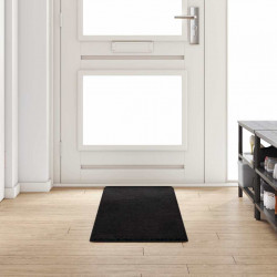 Bieżnik dywanowy Czarny 50 x 200 cm 100% Poliester Tuft