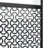 Drzwi szklane Fretwork Czarny 90 x 2 x 205 cm Aluminium