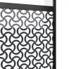 Drzwi szklane Fretwork Czarny 90 x 2 x 205 cm Aluminium