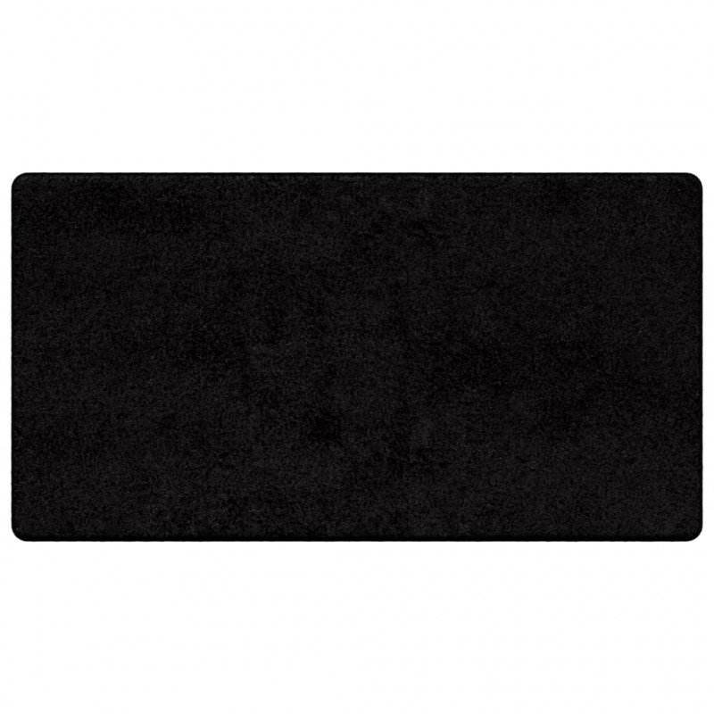 Bieżnik dywanowy Czarny 80 x 150 cm 100% Poliester Tuft
