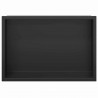Nisza prysznicowa Czarny 30 x 20 x 9,5 cm Stal nierdzewna