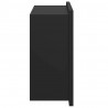 Nisza prysznicowa Czarny 30 x 20 x 9,5 cm Stal nierdzewna