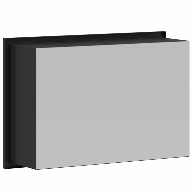 Nisza prysznicowa Czarny 30 x 20 x 9,5 cm Stal nierdzewna
