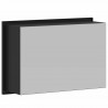 Nisza prysznicowa Czarny 30 x 20 x 9,5 cm Stal nierdzewna