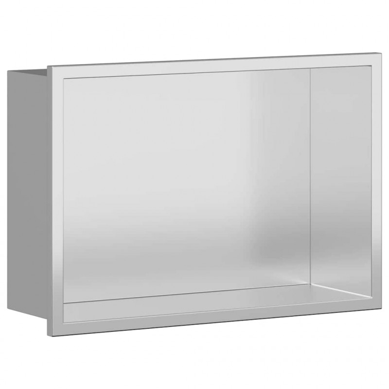 Nisza prysznicowa Srebrny 30 x 20 x 9,5 cm Stal nierdzewna