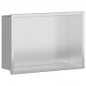 Nisza prysznicowa Srebrny 30 x 20 x 9,5 cm Stal nierdzewna