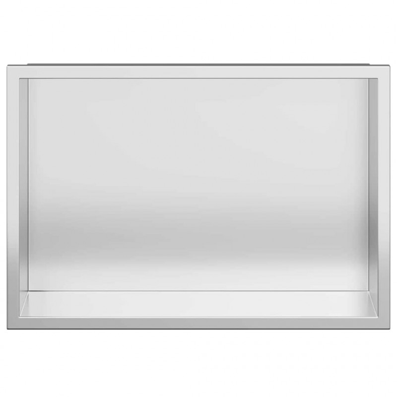 Nisza prysznicowa Srebrny 30 x 20 x 9,5 cm Stal nierdzewna