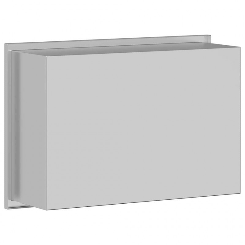Nisza prysznicowa Srebrny 30 x 20 x 9,5 cm Stal nierdzewna