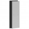 Nisza prysznicowa Czarny 60 x 20 x 9,5 cm Stal nierdzewna