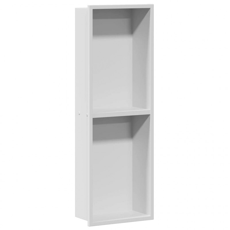 Nisza prysznicowa Biały 60 x 20 x 9,5 cm Stal nierdzewna
