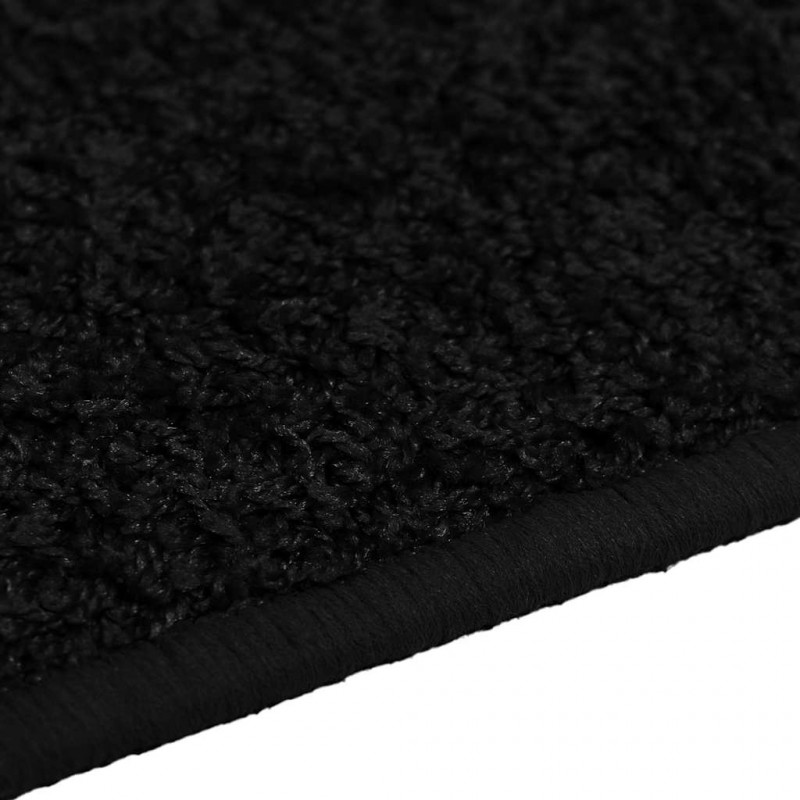 Bieżnik dywanowy Czarny 100 x 250 cm 100% Poliester Tuft