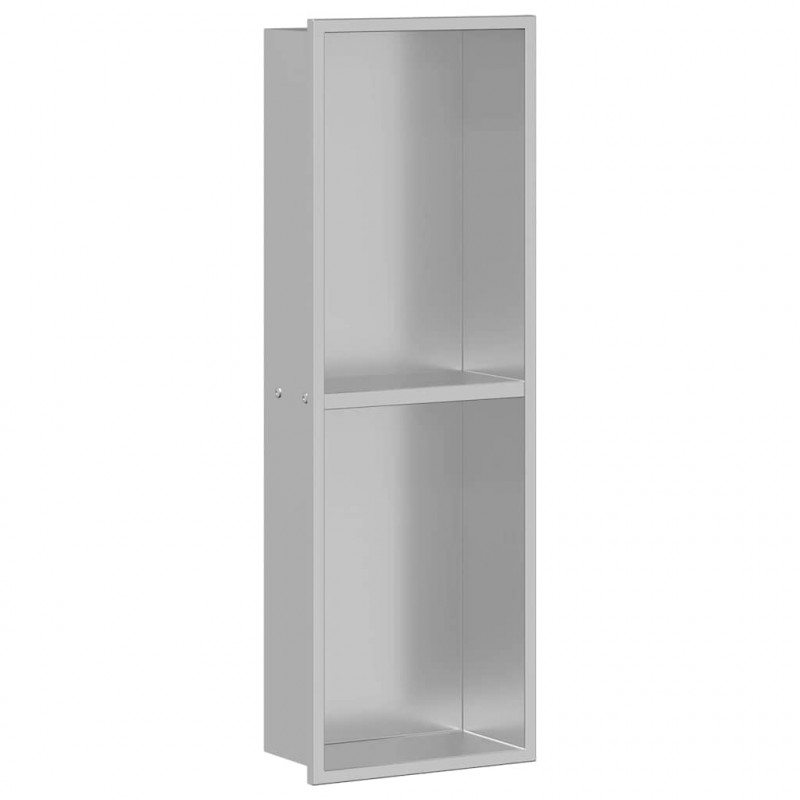 Nisza prysznicowa Srebrny 60 x 20 x 9,5 cm Stal nierdzewna