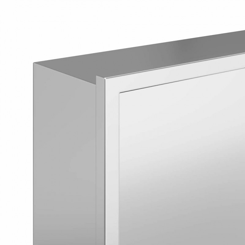 Nisza prysznicowa Srebrny 60 x 20 x 9,5 cm Stal nierdzewna