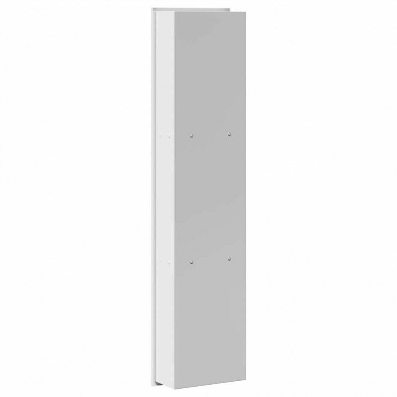 Nisza prysznicowa Biały 90 x 20 x 9,5 cm Stal nierdzewna