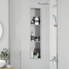 Nisza prysznicowa Srebrny 90 x 20 x 9,5 cm Stal nierdzewna