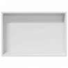 Nisza prysznicowa Biały 45 x 30 x 9,5 cm Stal nierdzewna