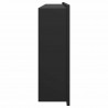 Nisza prysznicowa Czarny 75 x 30 x 9,5 cm Stal nierdzewna