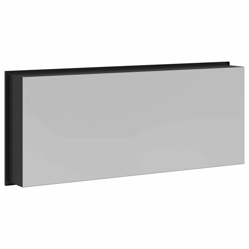 Nisza prysznicowa Czarny 75 x 30 x 9,5 cm Stal nierdzewna