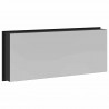Nisza prysznicowa Czarny 75 x 30 x 9,5 cm Stal nierdzewna