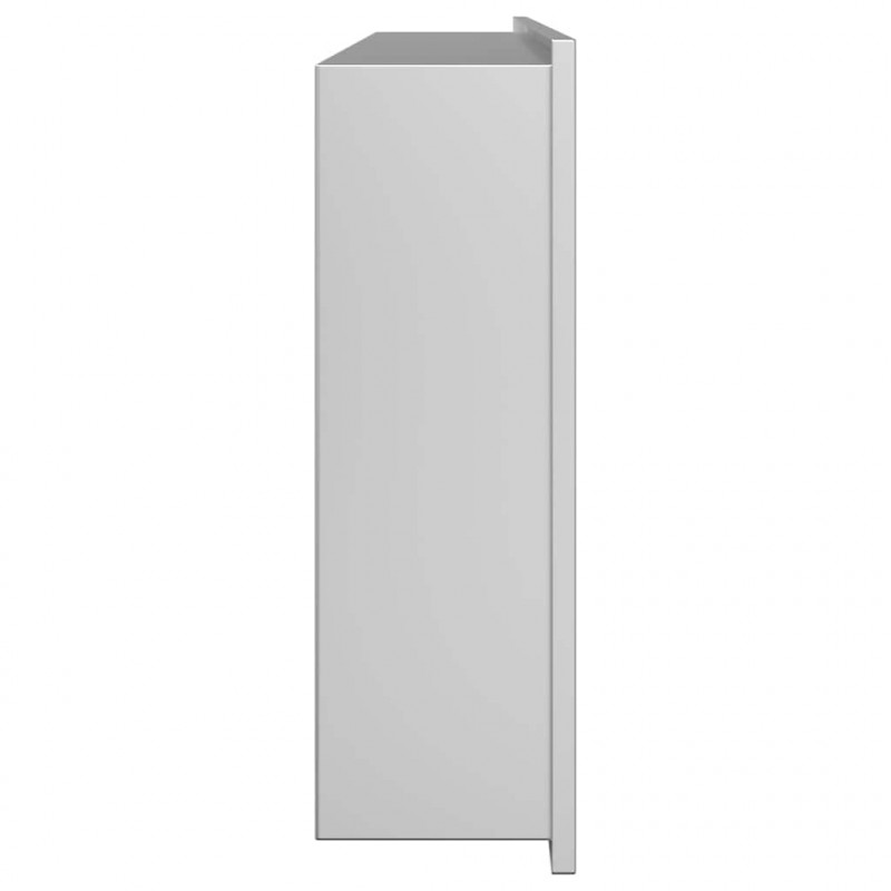 Nisza prysznicowa Srebrny 75 x 30 x 9,5 cm Stal nierdzewna