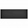 Nisza prysznicowa Czarny 90 x 30 x 9,5 cm Stal nierdzewna